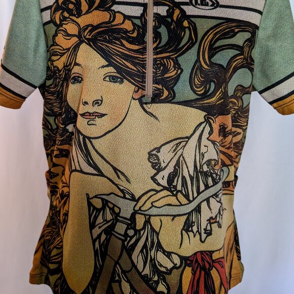 LOUIS GARNEAU CYCLING jersey t-shirt Sz MEDIUM sublime COLLECTOR MADE IN CANADA* - Picture 2 of 9